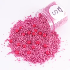 Pinke Super Streusel -Super Streusel zuckerstreusel pink