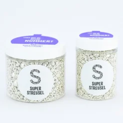 Silberne Super Streusel -Super Streusel zuckerstreusel silber dose